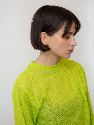 Gnuhr Shag Sweater, Lime - Stand Up Comedy