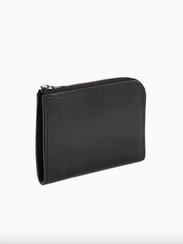 Isaac Reina Simple Zipped Wallet, Black/Natural - Stand Up Comedy
