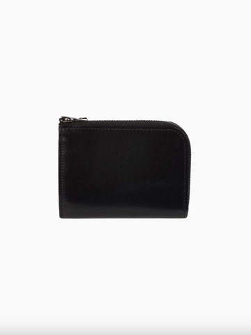 Isaac Reina Simple Zipped Wallet, Black/Natural - Stand Up Comedy