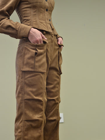 LVIR Faux Suede Cargo Pant - Stand Up Comedy