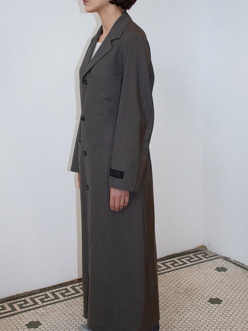 Maison Margiela MM6 Spring Coat, Grey - Stand Up Comedy