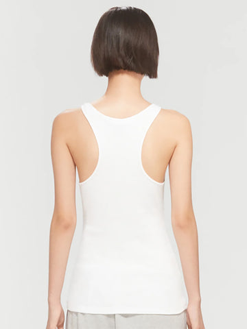 Y/Project Invisible Strap Tank Top, White