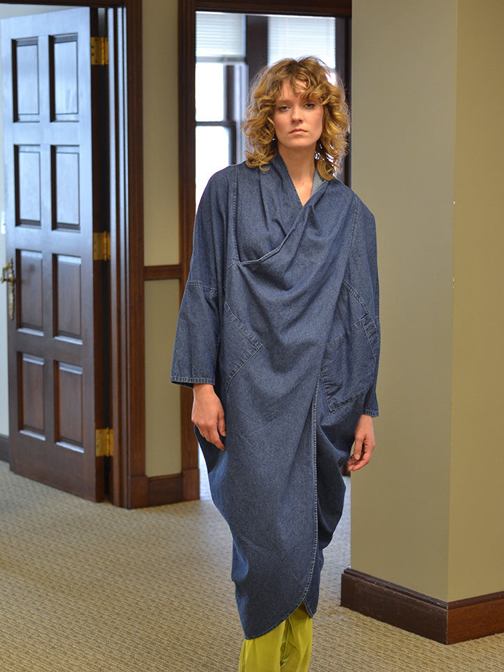 69 Cocoon Dress, Medium Blue | Stand Up Comedy