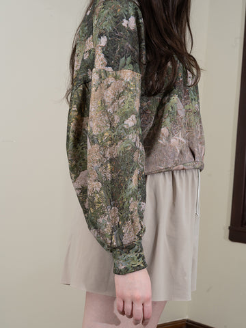 Anntian Sweatshirt, Bouquet Print Q - Stand Up Comedy
