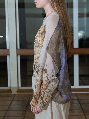 Anntian Chiffon Silksweater
