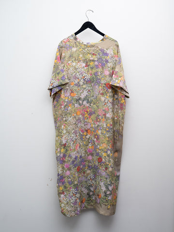 Anntian Silk Dress, Print D - Stand Up Comedy