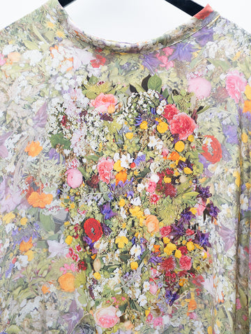 Anntian Silk Dress, Print D - Stand Up Comedy