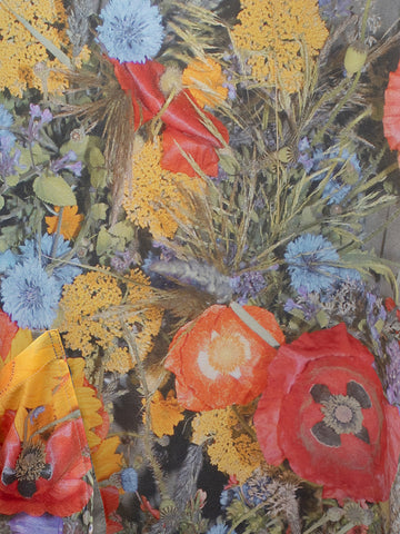 Anntian Silk Dress, Print F - Stand Up Comedy