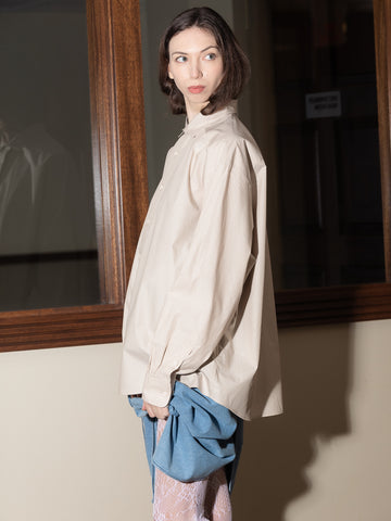 Baserange Claude Shirt, Brown Stripe - Stand Up Comedy