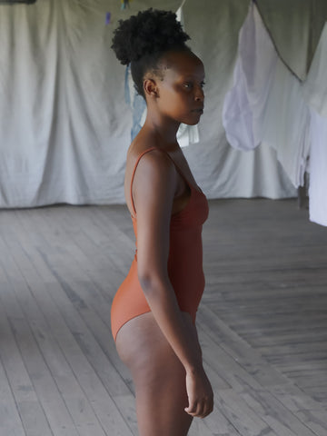 Baserange Heart Swimsuit, Marocco Brown - Stand Up Comedy