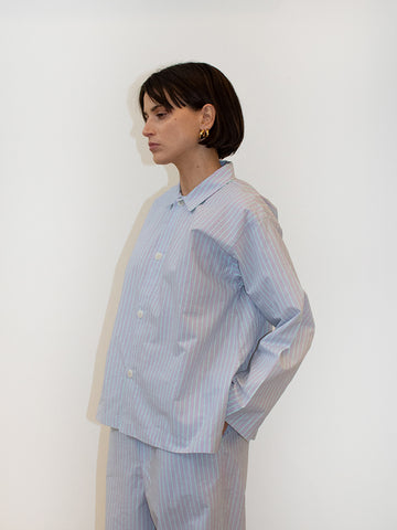 Baserange Kolla Shirt, Lilac Stripe