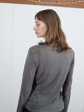 Baserange Long Sleeve Tee, Gilda Grey