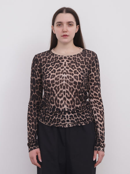 トップス baserange leopard tops Baserange Long Sleeve Tee, Leopard at Stand Up Comedy