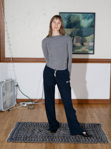 Baserange Omato Long Sleeve Top, Elie Grey