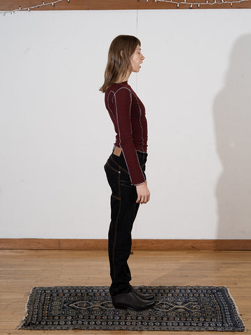 Vaquera Daddy Jeans, Black Wash