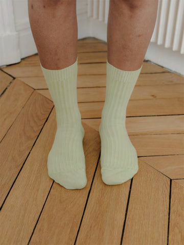 Baserange Rib Ankle Sock, Lima
