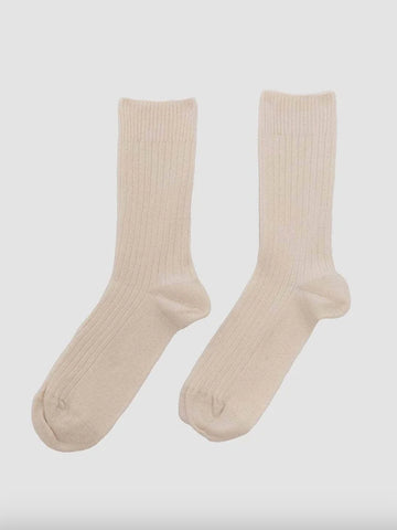 Baserange Rib Ankle Sock, Undyed