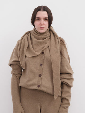 Baserange Trin Scarf, Rovere Brown