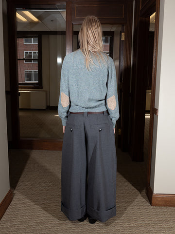 Bless Pearlpad Sweater, Seaglass/Pearl