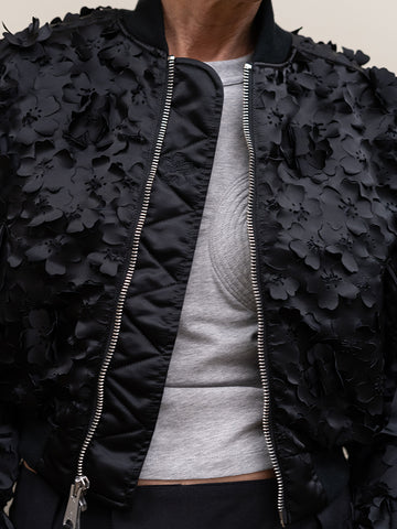 Alpha Industries x Cecilie Bahnsen MA-1 CR Laser Cut Bomber Jacket - Stand Up Comedy