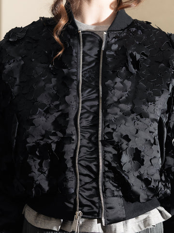 Alpha Industries x Cecilie Bahnsen MA-1 CR Laser Cut Bomber Jacket - Stand Up Comedy