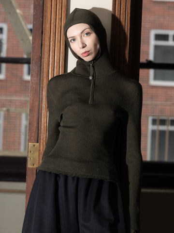 Cecilie Bahnsen CBBelma Knit Hoodie - Stand Up Comedy