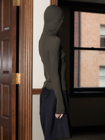 Cecilie Bahnsen CBBelma Knit Hoodie - Stand Up Comedy