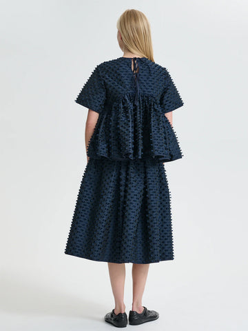 Cecilie Bahnsen CBCasandra Top, Navy