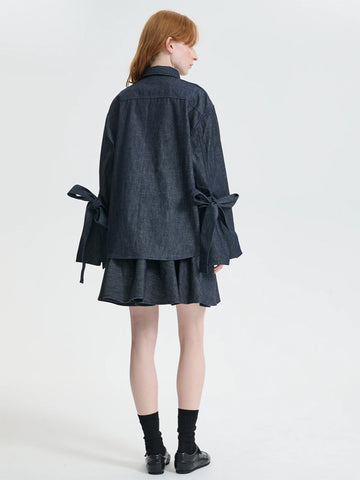 Cecilie Bahnsen CBCoral Shirt, Denim