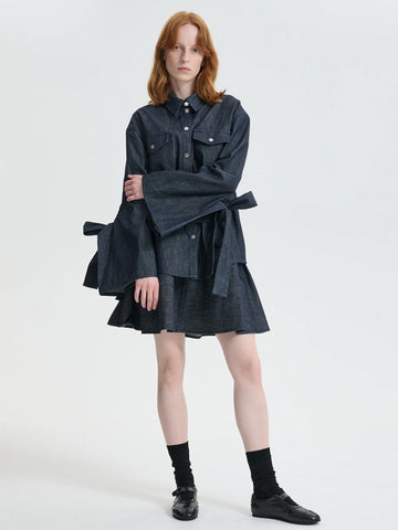 Cecilie Bahnsen CBCoral Shirt, Denim