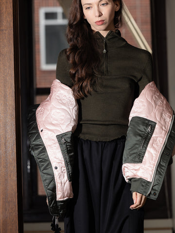 Alpha Industries x Cecilie Bahnsen N-2B Patch Jacket - Stand Up Comedy