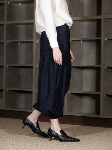 Chelsea Mak Rain Jogger, Pinstripe