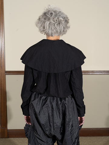 Comme des Garçons Peter Pan Blouse, Black - Stand Up Comedy