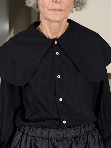 Comme des Garçons Peter Pan Blouse, Black - Stand Up Comedy
