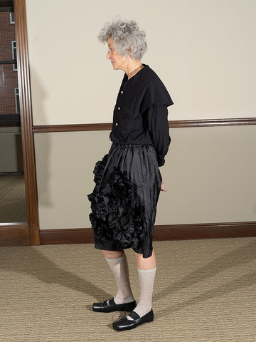 Comme des Garçons Flower Shorts, Black - Stand Up Comedy