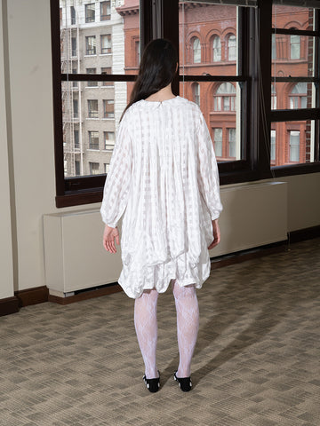 Comme des Garçons Dress, White Check - Stand Up Comedy
