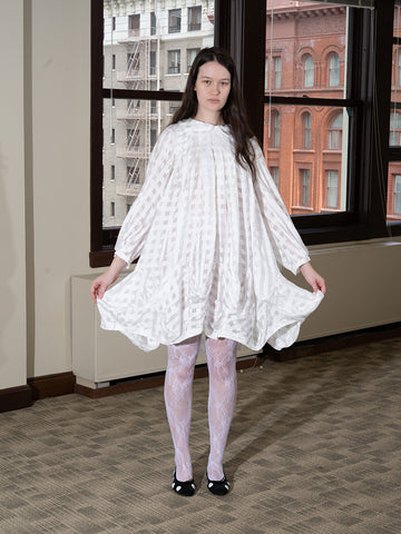 Comme des Garçons Dress, White Check - Stand Up Comedy
