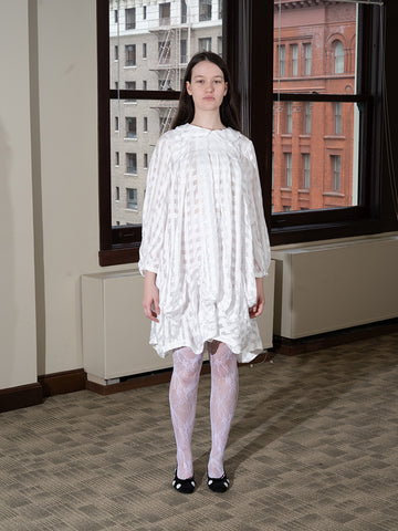 Comme des Garçons Dress, White Check - Stand Up Comedy