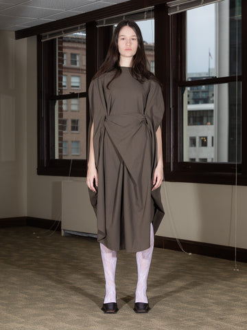 Cosmic Wonder Cotton/Cashmere Circular Wrapped Dress