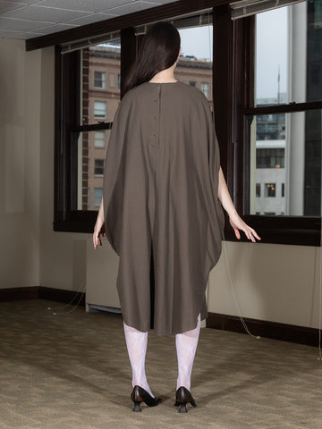 Cosmic Wonder Cotton/Cashmere Circular Wrapped Dress