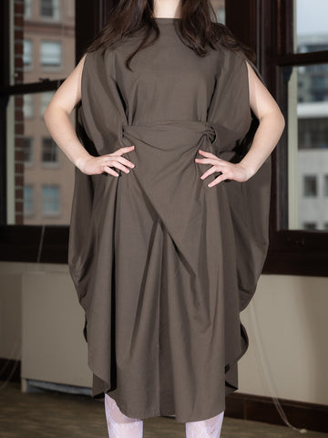 Cosmic Wonder Cotton/Cashmere Circular Wrapped Dress