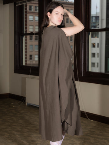 Cosmic Wonder Cotton/Cashmere Circular Wrapped Dress