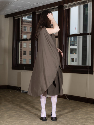 Cosmic Wonder Cotton/Cashmere Circular Wrapped Dress