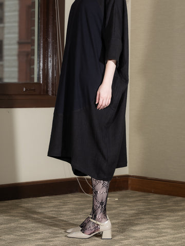 Cosmic Wonder Linen/Wool and Cotton/Cashmere Dress