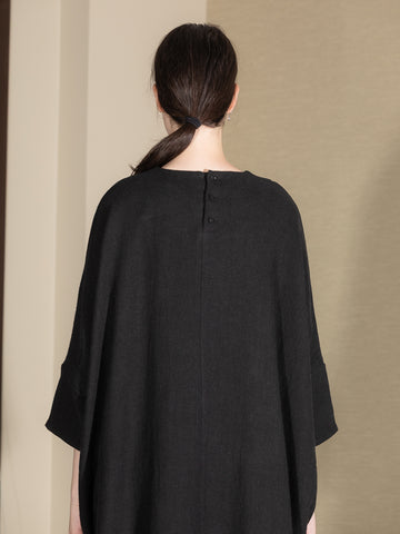 Cosmic Wonder Linen/Wool and Cotton/Cashmere Dress