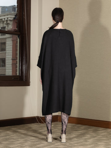 Cosmic Wonder Linen/Wool and Cotton/Cashmere Dress