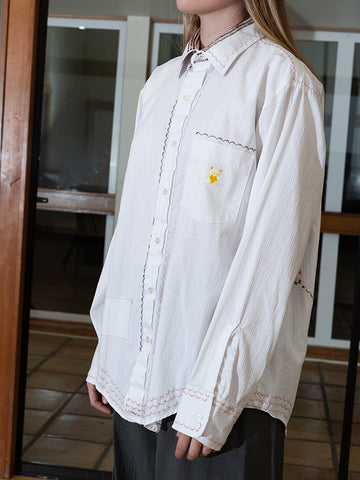 Cute Tender Memory Energetic Bear Button Up