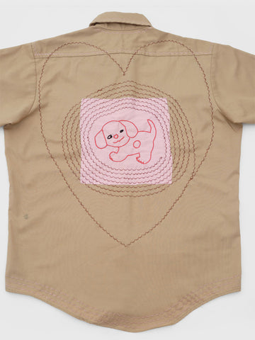 Cute Tender Memory Protected Pup Work Shirt - Stand Up Comedy
