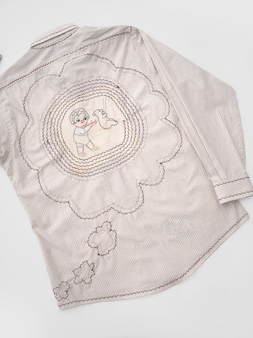 Cute Tender Memory Memory Button Up