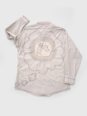 Cute Tender Memory Memory Button Up